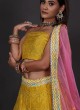 Designer Yellow Lehenga Choli